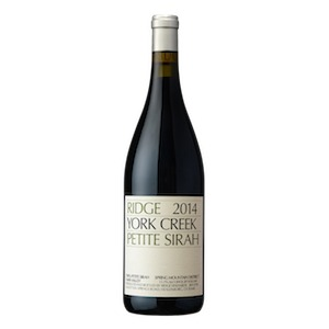 Napa Valley AVA Petite Sirah  'York Creek' by Ridge Vineyards